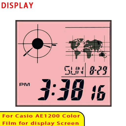 Farbbildschirm-Filtersets für Casio AE1200 Display Gradient Filter Royale Mod Hochwertiges Modellierzubehör – Detail 15