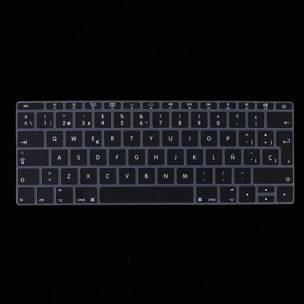 

Тонкий силиконовый защитный чехол для клавиатуры для 12-дюймового Macbook