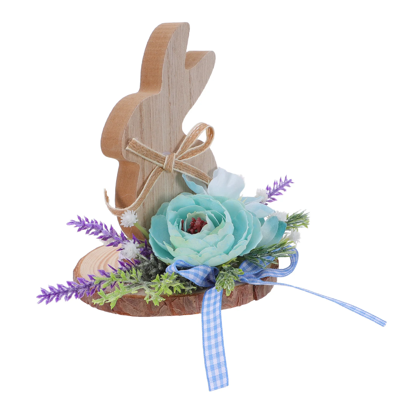 

Rustic Farmhouse Easter Bunny Wooden Table Centerpiece Spring Decor Bunny Tabletop Sign for Indoor Outdoor Easter Decorations