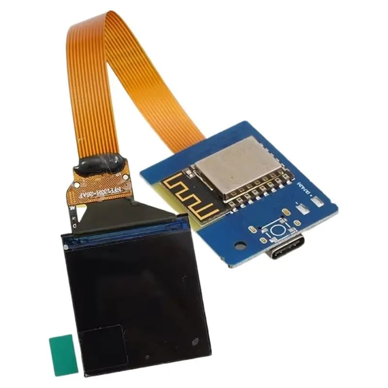 Model Aircraft Cockpit Dashboard 1.33-Inch Radar/Map Display Instrument Panel 3.7-5.2V Auto-Loop Animation Display