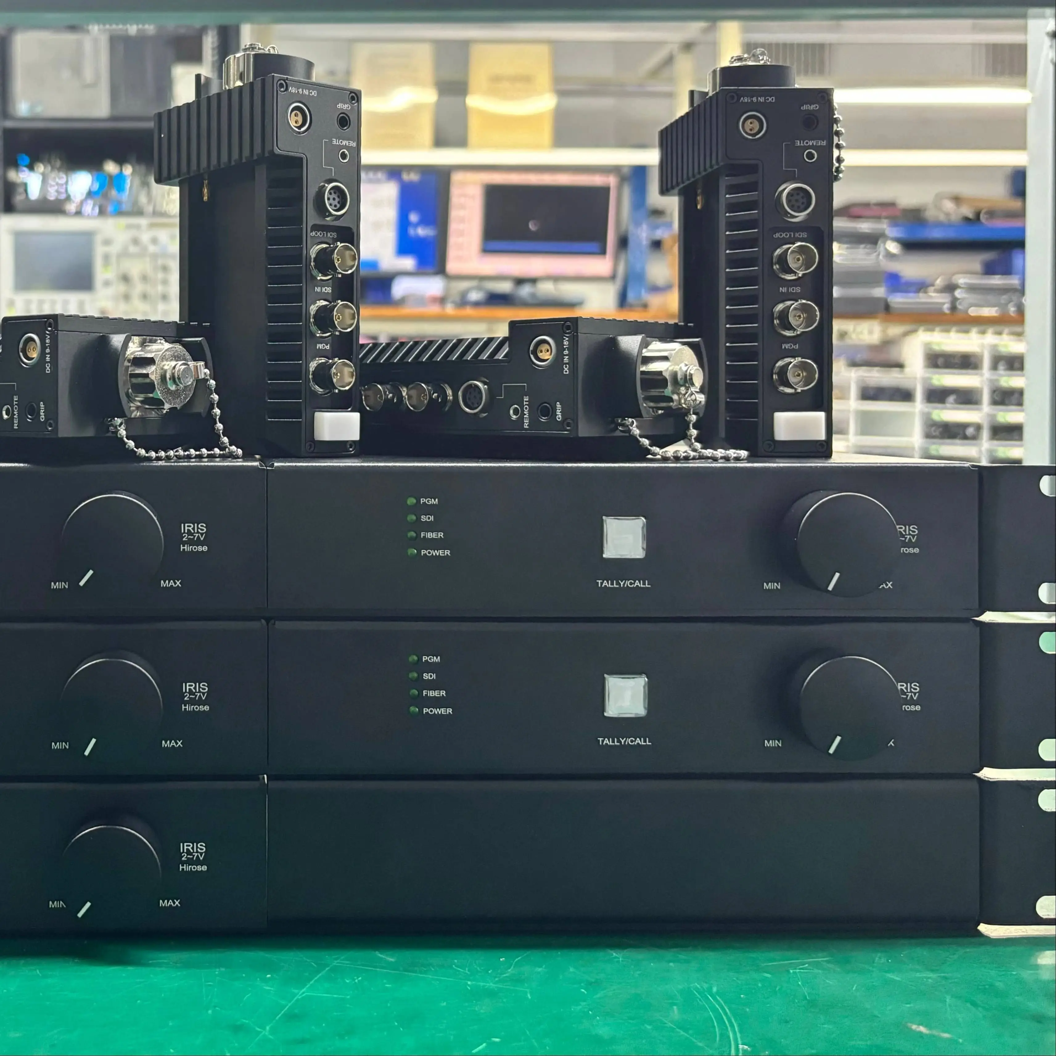 

Broadcast Fiber Gear with 12G EFP Fiber Transmission System ( Camera side and CCU)