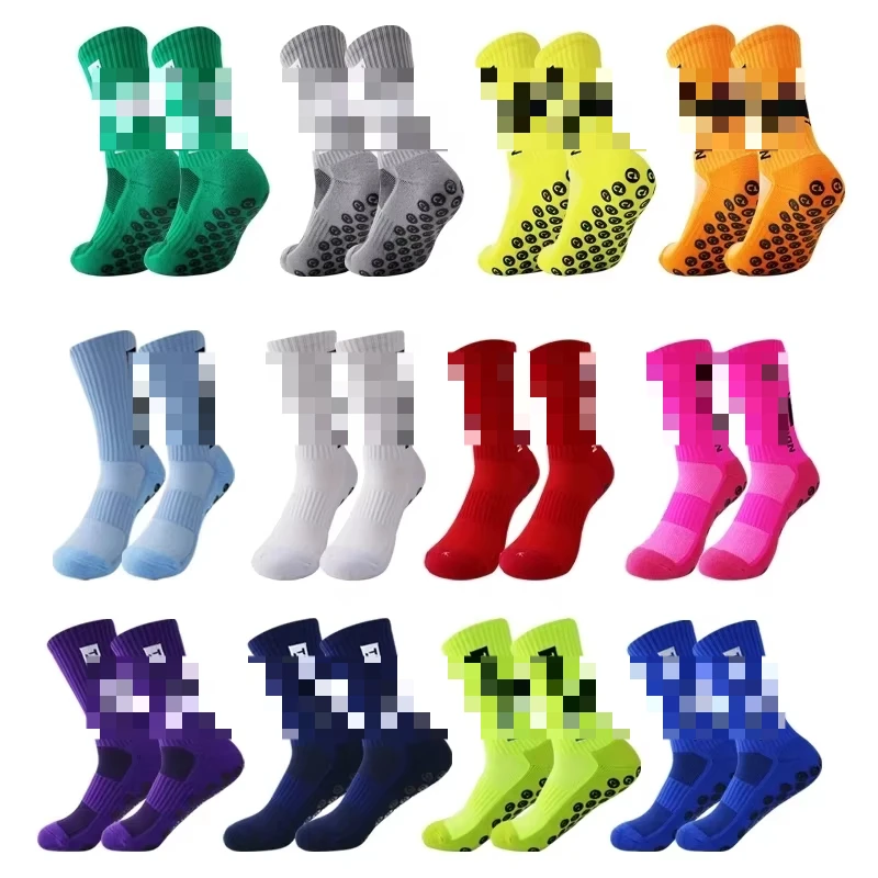 UGUPGRADE 2023 New ANTI SLIP Football Socks Mid Calf Non Slip Soccer Cycling Sports Socks Mens Warm Sock EU38-45