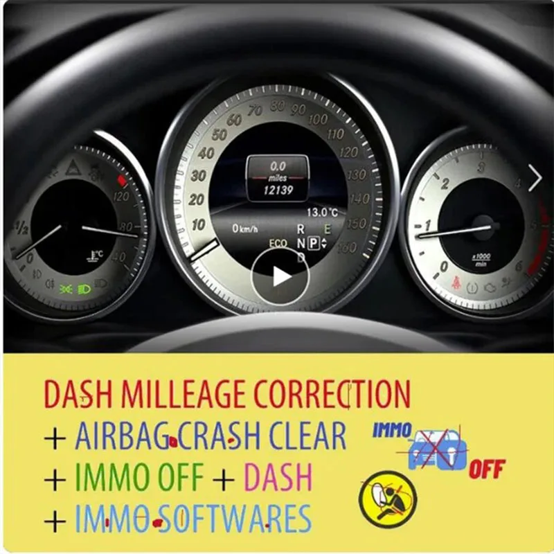 

DASH MILLEAGE CORRECTION + AIRBAG CRASH CLEAR + IMMO OFF + DASH + IMMO SOFTWARES / TOTAL 32 GB Package of Software Ecu