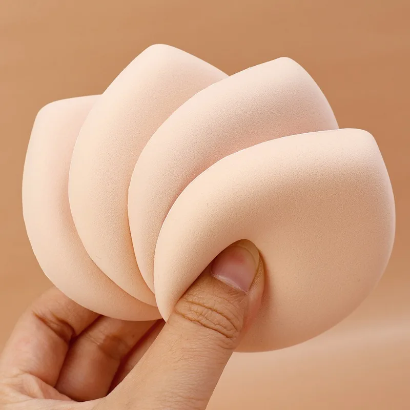 Dry Wet Usable Cosmetic Puff Triangle Round Soft Air Cushion Powder Foundation Portable Sponge Cotton Washable Women Makeup Puff