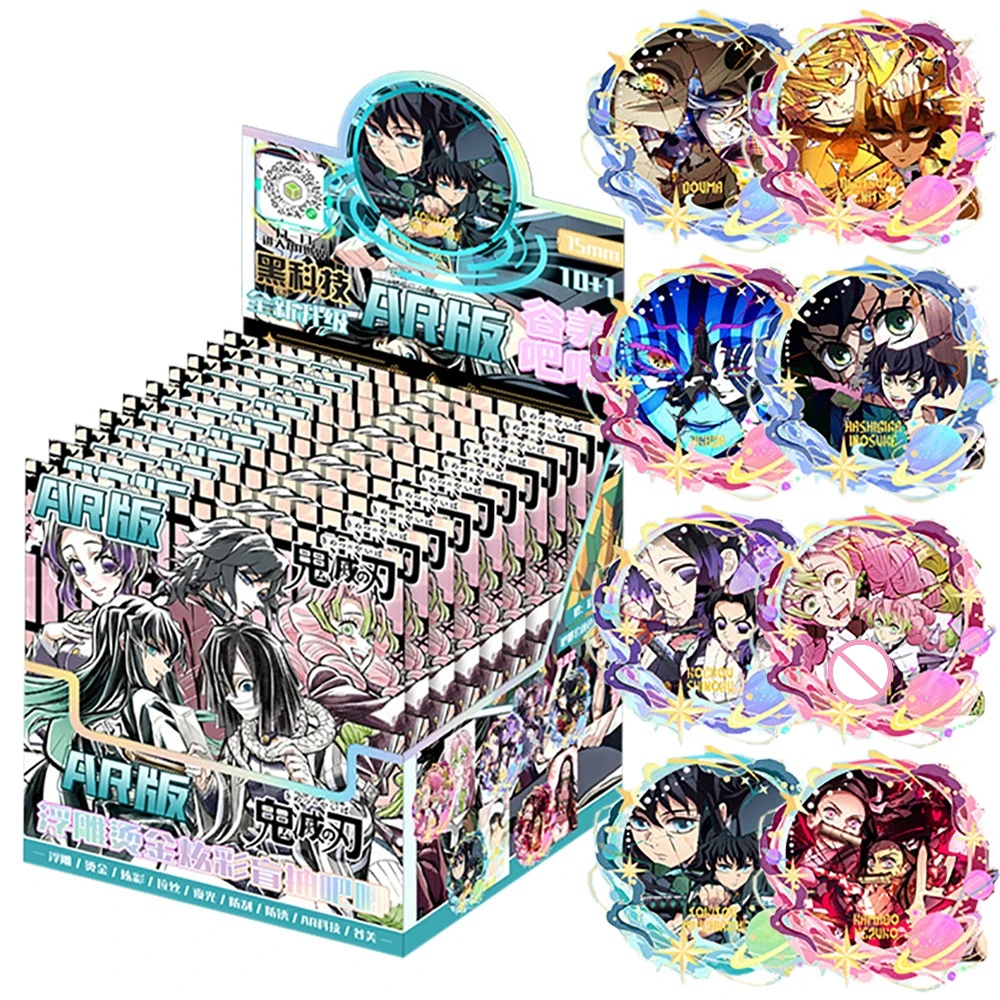 

Коллекционные карточки Demon Slayer: Фэнтезийные аниме-персонажи, Канроджи Мицури, креативные круглые значки, ценные подарки для детей на праздники