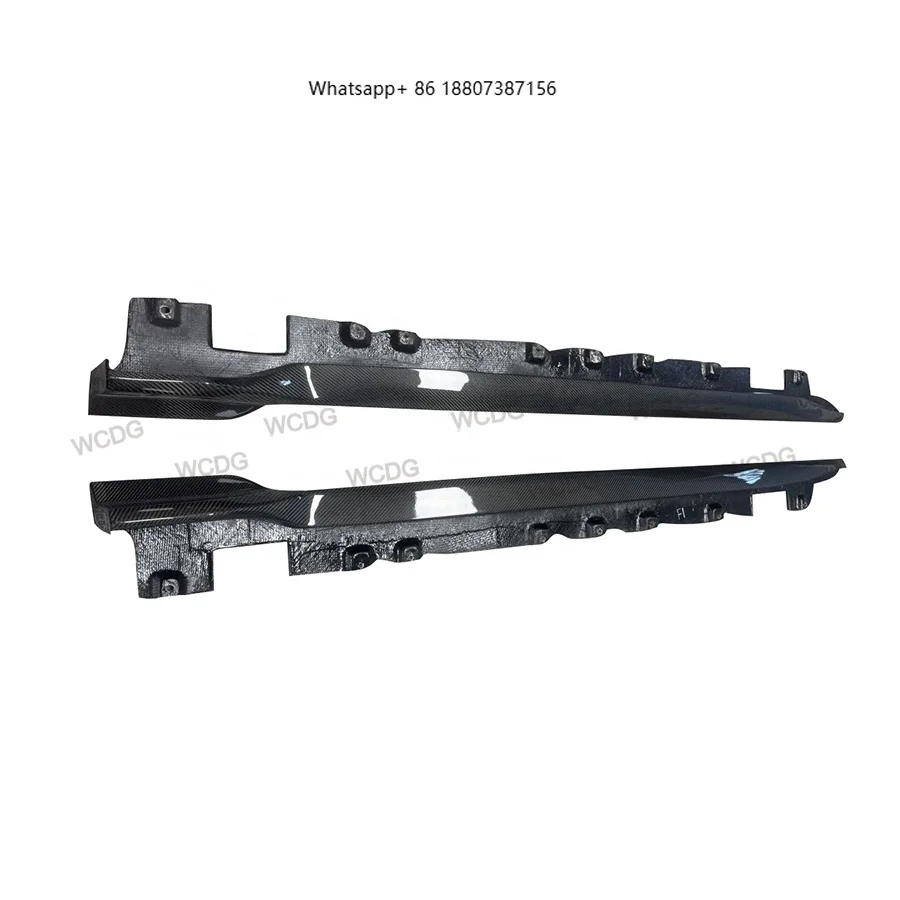 

A-D Style Carbon Fiber Side Skirts forToyota GR Supra A90 A91 MK5 MKV 2019+ Side Skirt Bumper Lower Lip Extension Spoiler