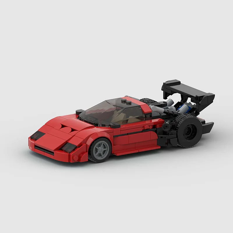 

MOC Red Sports Cars Building Blocks Bricks DIY Sets Gifts Toys For Boys & Girls & Adults 322PCS