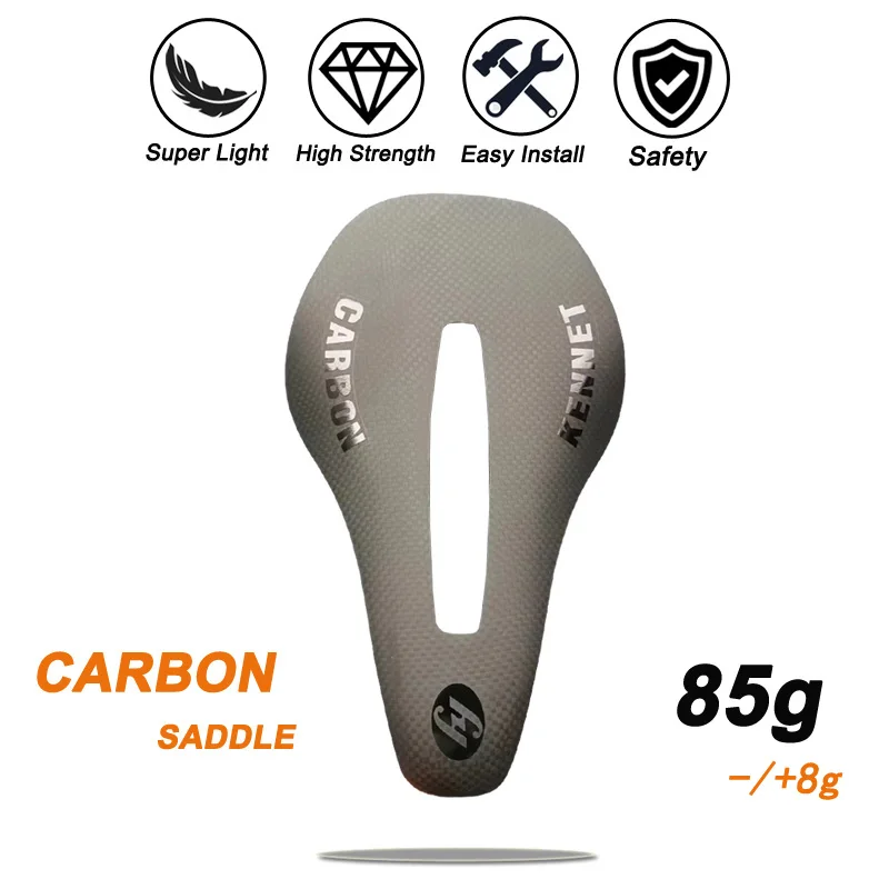 

NEW 3K Ultralight Carbon Saddle Bicycle vtt racing seat Wave Road Bike Saddle for men sans cycling Seat mat bike Spare Par 87g