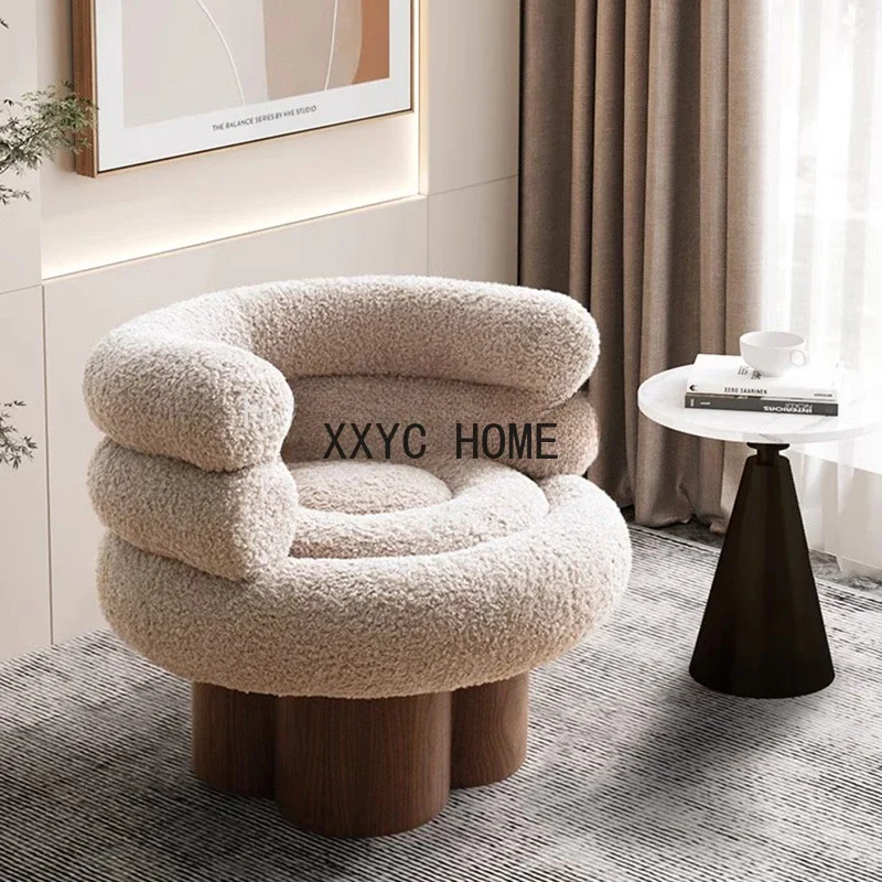 Nordic Vanity Living Room Floor Accent Office Bedroom Lounge Recliner Single Poltrona Home Furniture