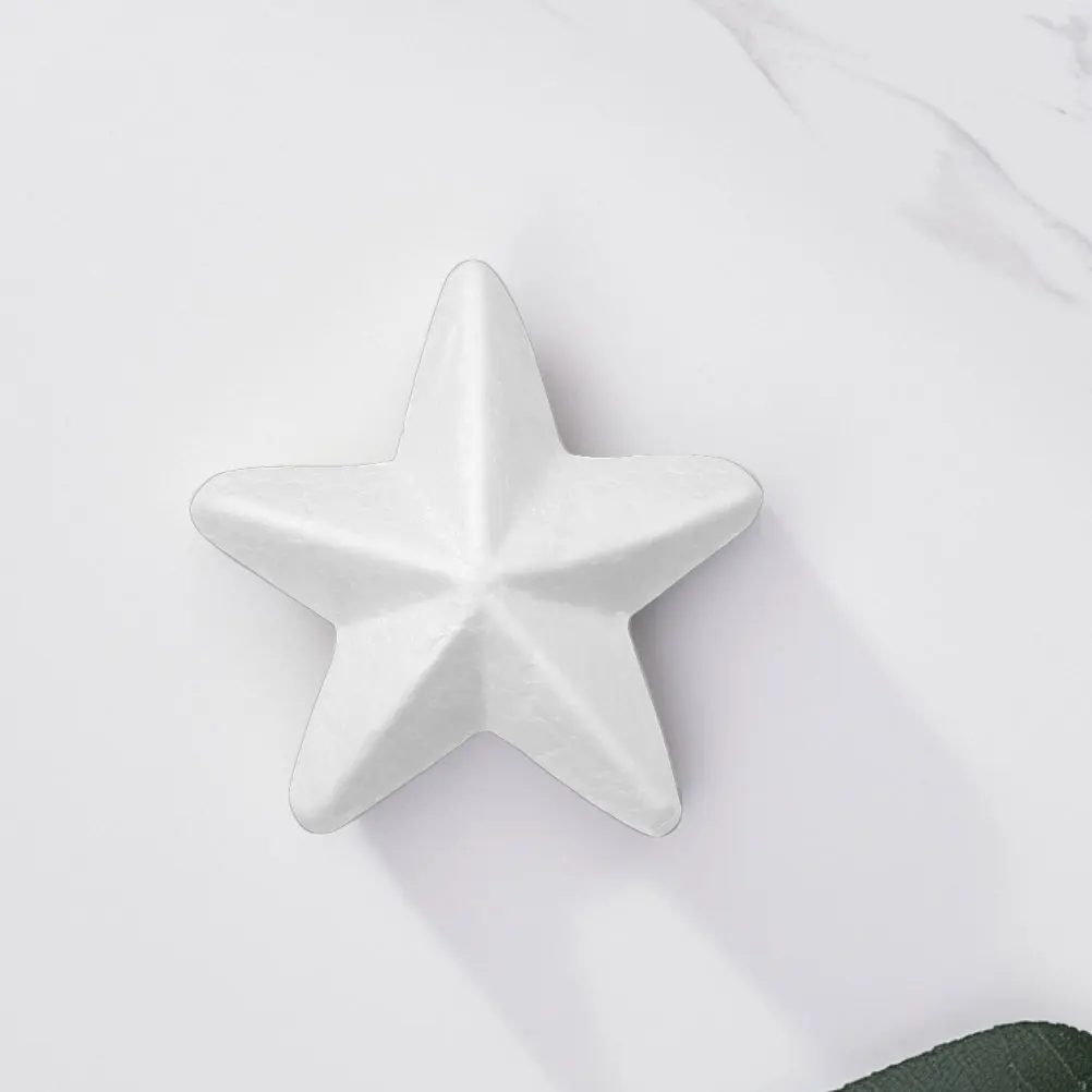 

12 Pcs Foam Pentagram Diy Craft Star Ball Stars Christmas Tree Shapes Household