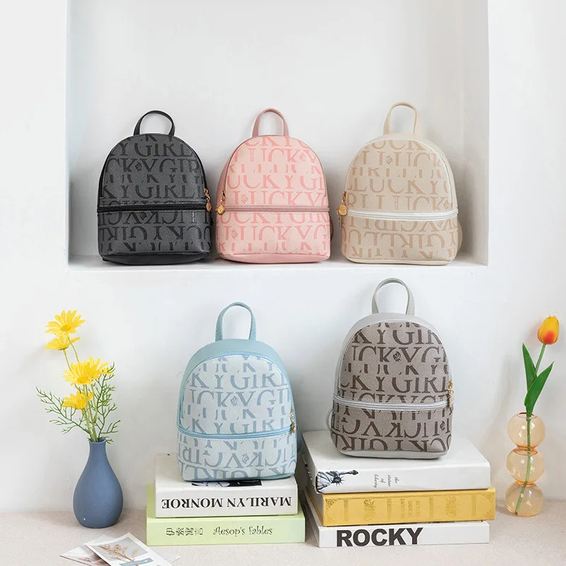 

Women's Backpacks 2025 New Fashionable Letter Printed Backpack Casual Multi-purpose Single-shoulder Women's Backpack