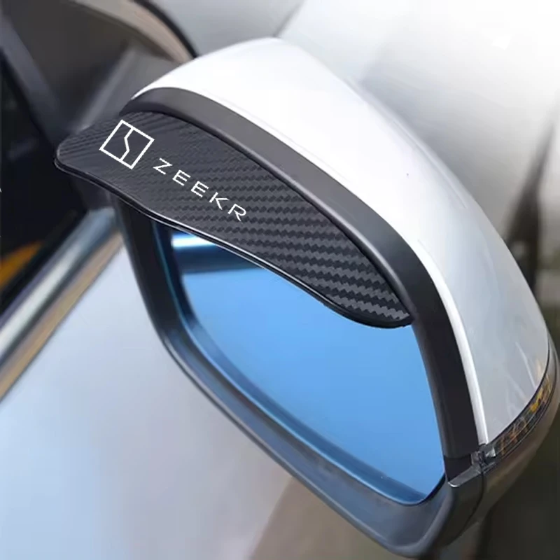 2Pcs Carbon Fiber Car Rearview Mirror Sticker For Geely ZEEKR 001 009 station Wagon X