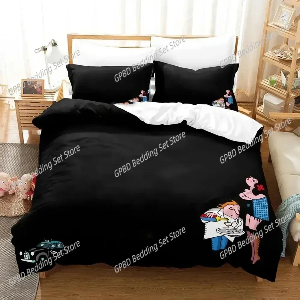 

Anime Game Detective Case Clown Bot Comfortable Duvet Cover Pillowcase Bedding Set Children Bedroom Decoration Home Textile
