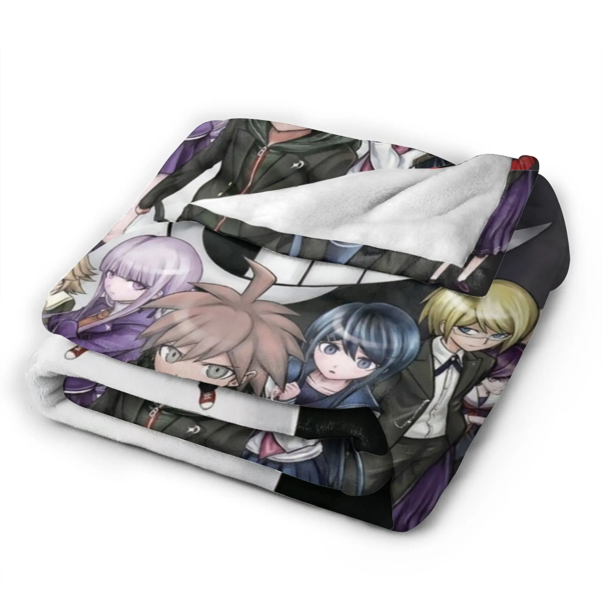 Danganronpa Blankets Nagito Komaeda The Ultimate Soft Warm Plush Bedding Throws For Kids Adult Bedroom Flannel Bedspread Bed