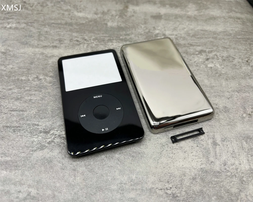 czarny plastikowy przód srebrny metalowy tył obudowa czarny kliknięcie koło czarny przycisk do iPoda 5. generacji wideo 30gb 60gb 80gb