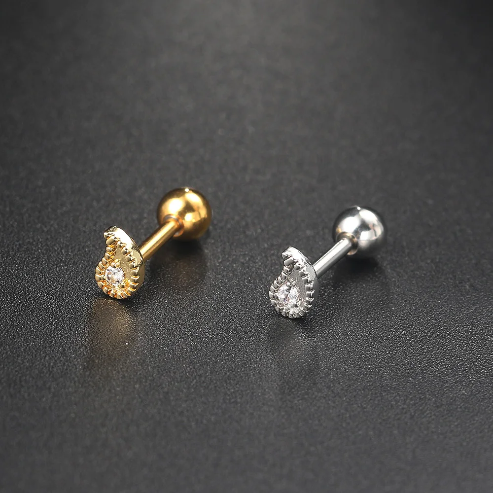 Helix Piercing Brinco para Mulheres, Trago, Torre, Cartilagem, Estrela, Lua, Concha, Daith, Lobe, Orbital, Jóias da Moda, Tendência, 1Pc