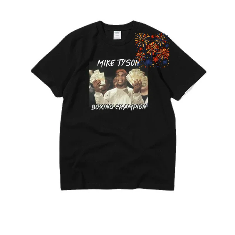 Boxing Mike Tyson Hip Hop T-Shirt Cotton O-Neck Short Sleeve Men's T Shirt New Size S-3XL