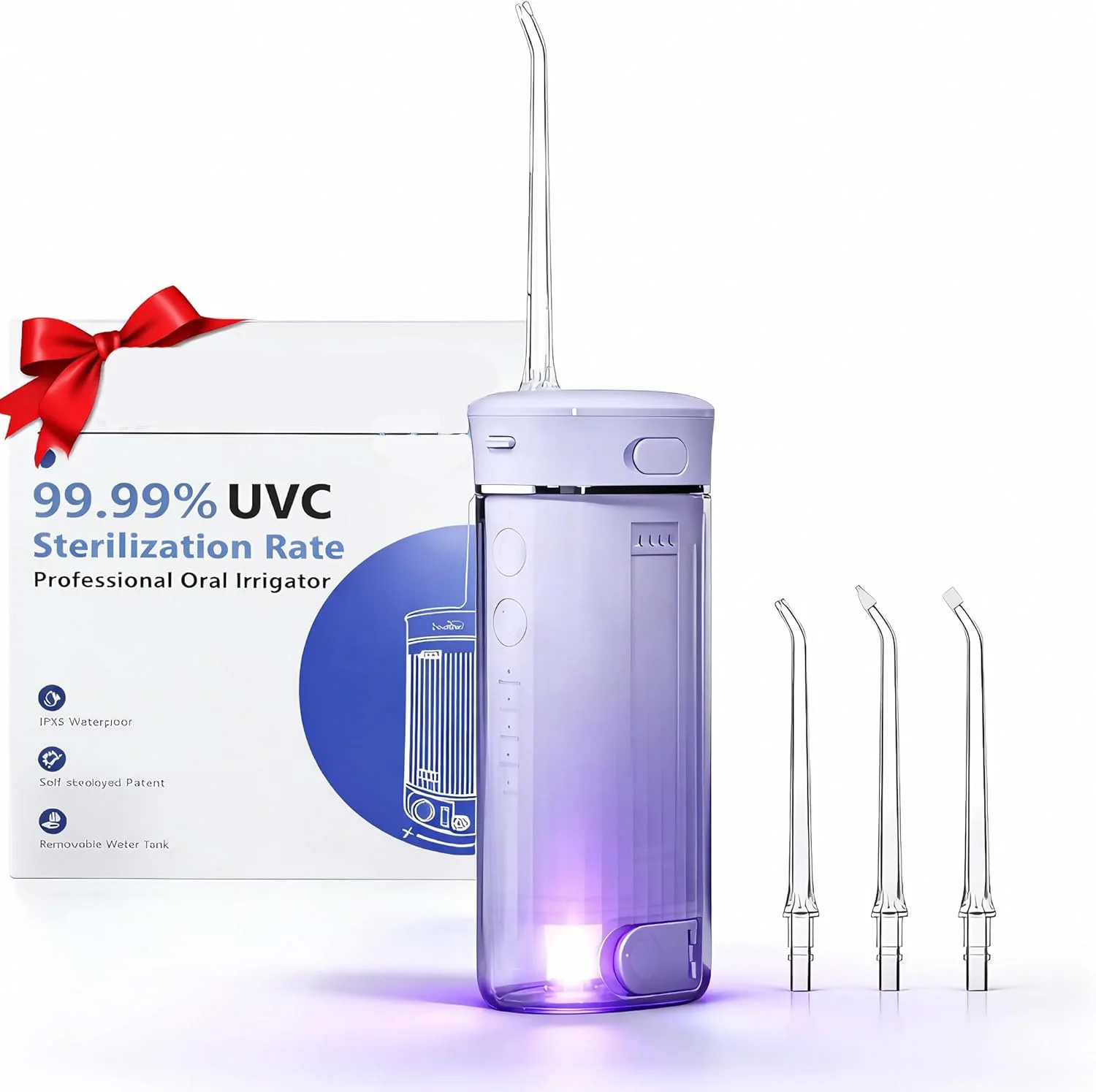 mini-water-flosser-for-travel-ultra-portable-cordless-oral-irrigator-with-uvc-light-ipx8-waterproof-3-modes-230ml-teeth-clean