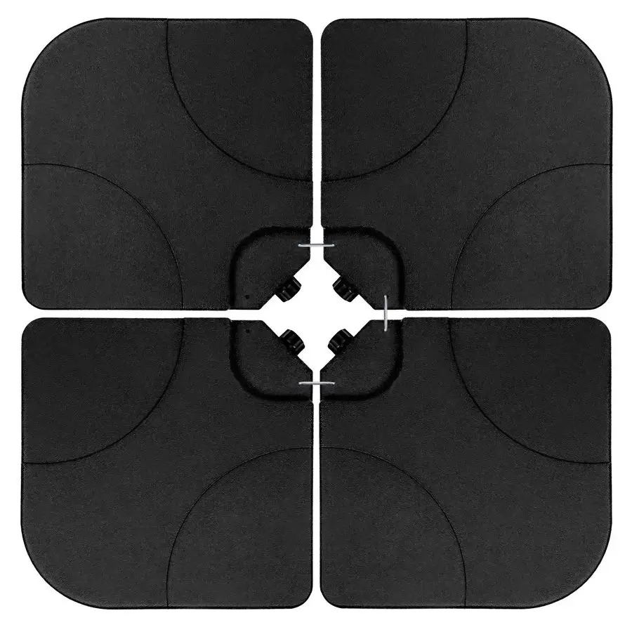 

Набор из 4 утяжелителей для зонтов-штор с U-образным замком, для квадратных оснований зонтов-штор, для уличных зонтов-штор, премиум-класса