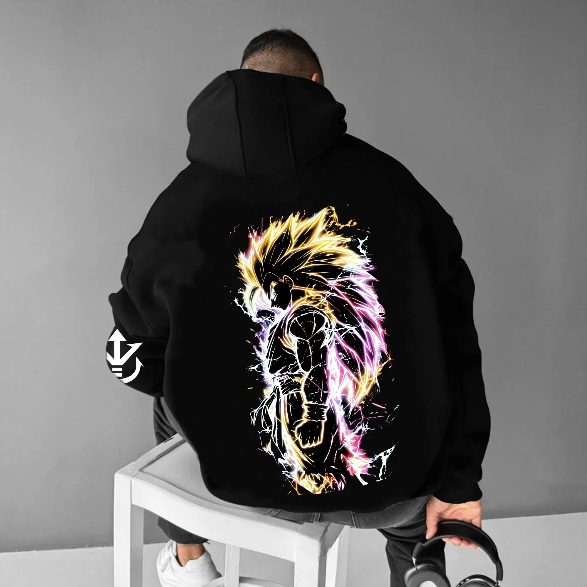 

Dragon Ball GOKU Vegeta Classic Anime Men's and Women's Peripheral Hoodies 2025 Japanese Loose Autumn and Winter Cotton Hoodies