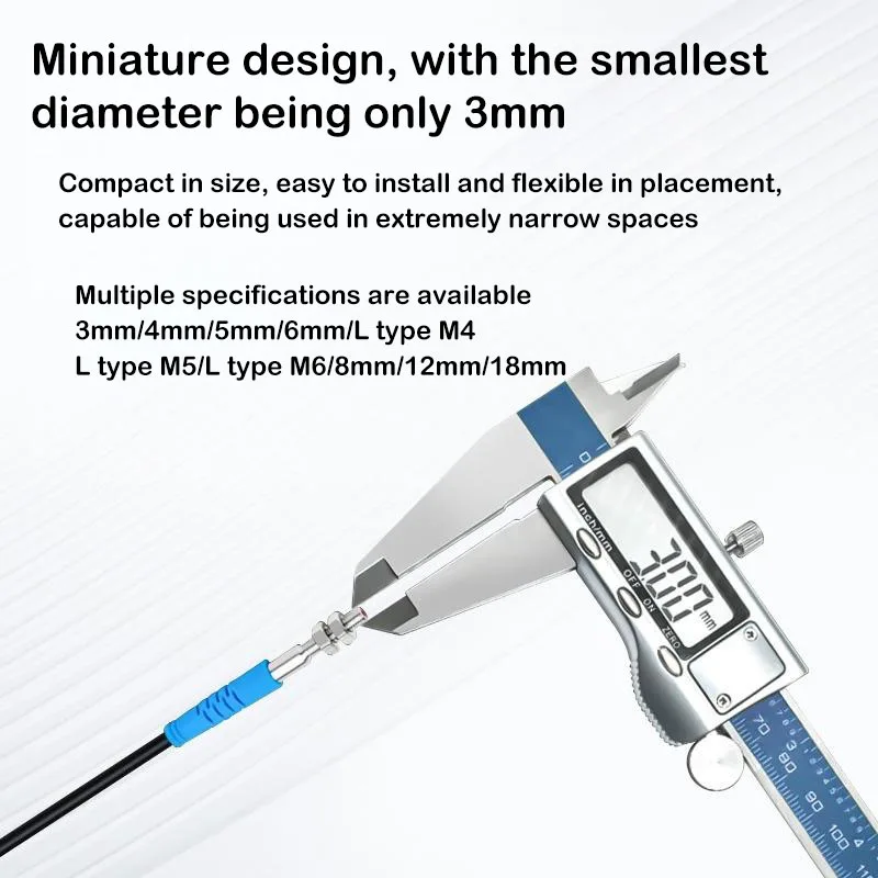M3M4M5M6M8 Miniature Infrared Diffuse Reflective Photoelectric Switch Sensor Right-Angle Elbow Type Intersecting Type