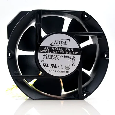 

New Original Cooling Fan For ADDA AA1751HB-AW 110-120V 0.48/0.43A 17CM 17251 Fast Speed