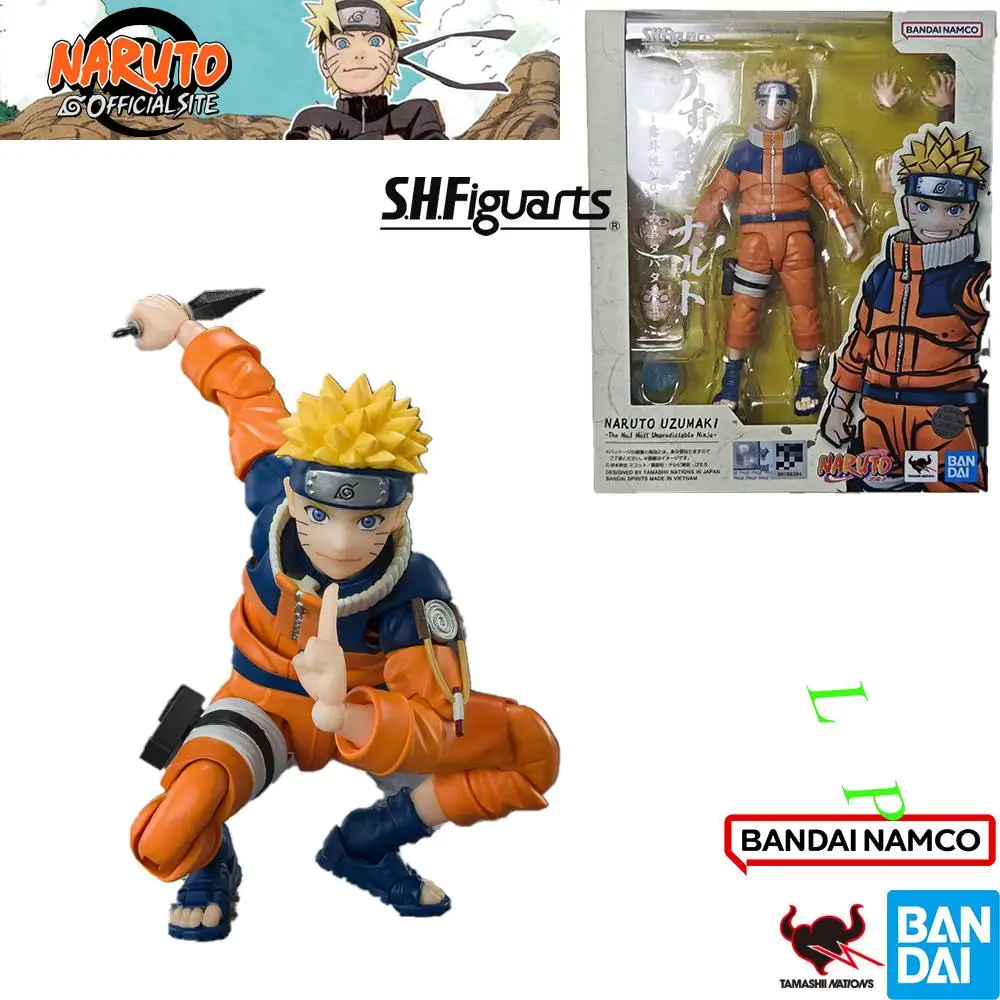 

In Stock Original BANDAIS.H.Figuarts NARUTO UZUMAKI The No1 Most Unpredictable Ninja Anime model action figure Genuine Boxed Toy