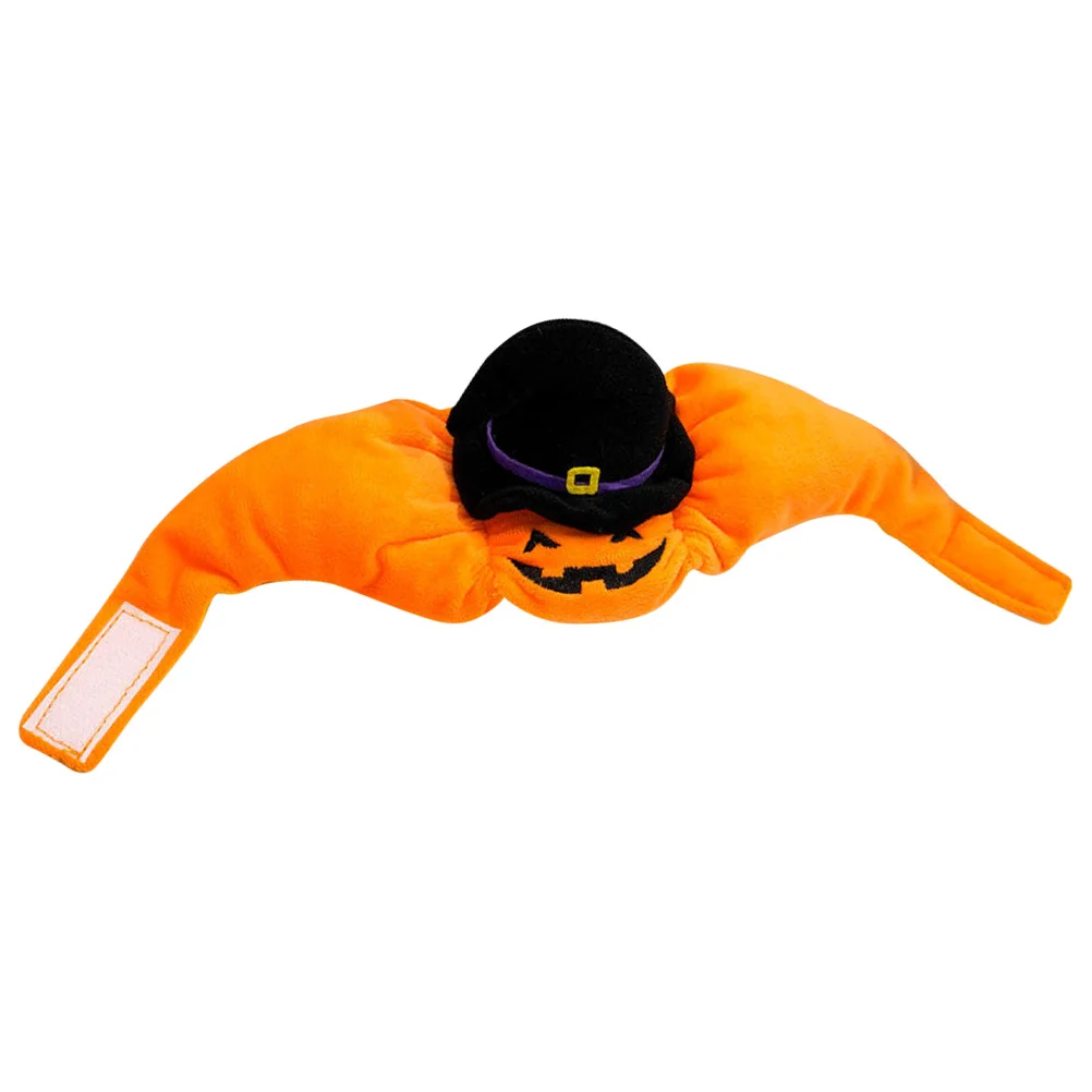 

Pumpkin Pet Hat Soft Comfortable Dog Costume Headwear Cat Halloween Hat Festive Pumpkin Party Cap Dog Headwear