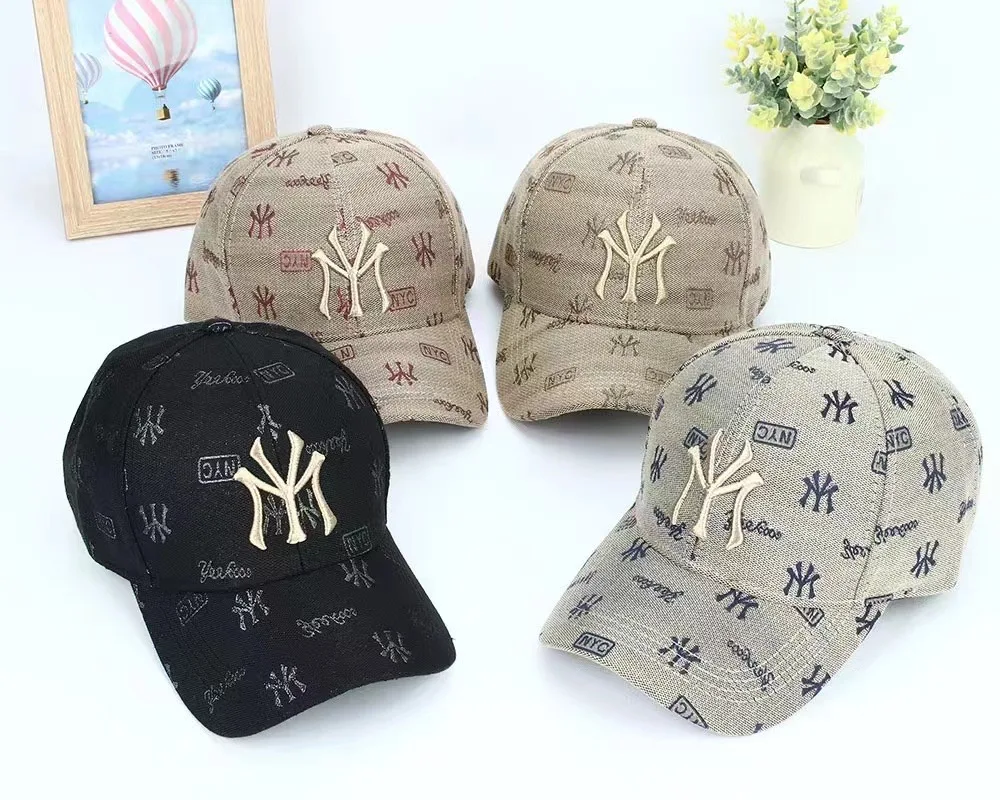 Luksusowy Design wyszywane litery czapki baseballowe mężczyzn kobiety letnie anty-słoneczne Gorras podróżują czapka sportowa czapka typu Trucker