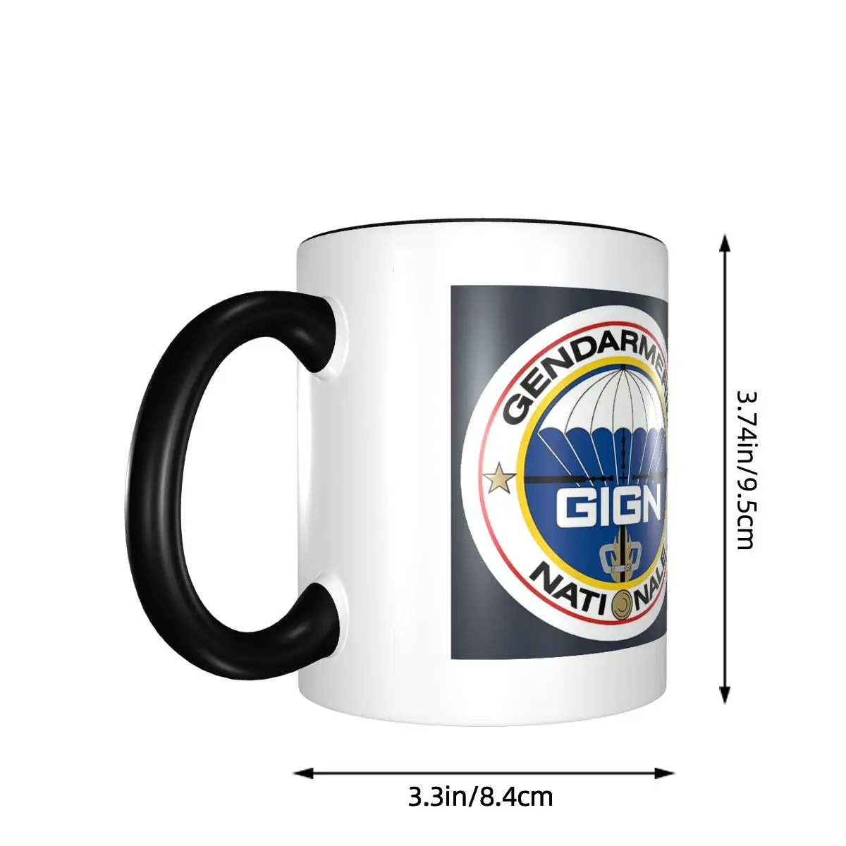 National Gendarmerie Intervention Group - GIGN (France) Mug Ceramic Coffee Cups Tea Mugs Milk Cup Drinkware Gift for Friends