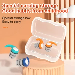 Anti-Noise Silicone Earplugs Waterproof Swimming Ear Plugs For Sleeping Diving Surf Soft Comfort Natation Swimming Ear Protector