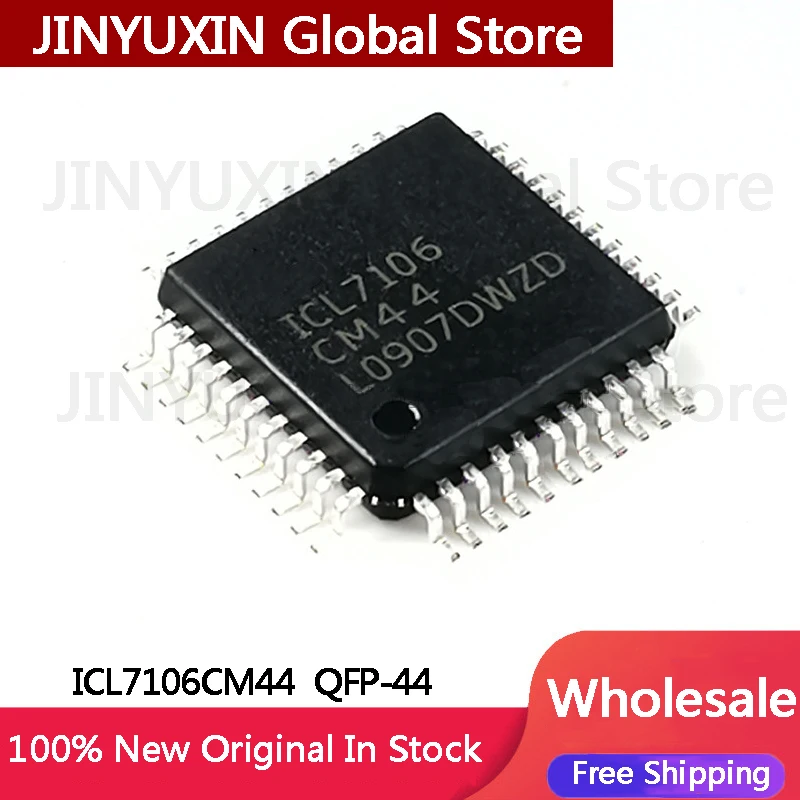 5Pcs New ICL7106CM44 ICL7106 7106 QFP44 IC Chip Wholesale