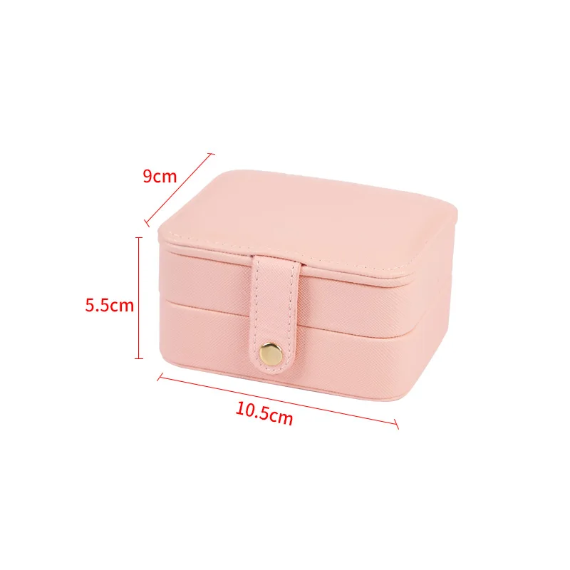 Multi-layer Jewelry Box, Anti-oxidation Travel Portable Jewelry Storage Box, Earrings, Rings, Necklaces and Jewelry Storage Box