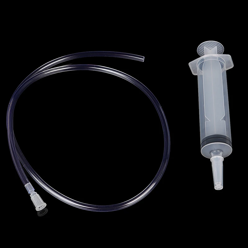 60ml Without Needle Plastic Nutrient Syringe with Tube Measuring Tool For Pump Draw Ink Liquid Oil Glue Applicator Pet Feeding