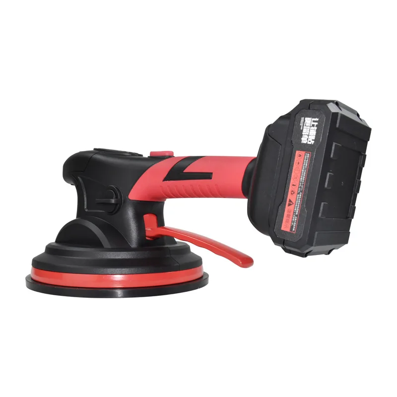 آلة بلاط البلاط 6 سرعات قابل للتعديل 21 فولت بطارية ليثيوم 7500 مللي أمبير بلاط أرضيات الحائط وضع أداة تهتز #1