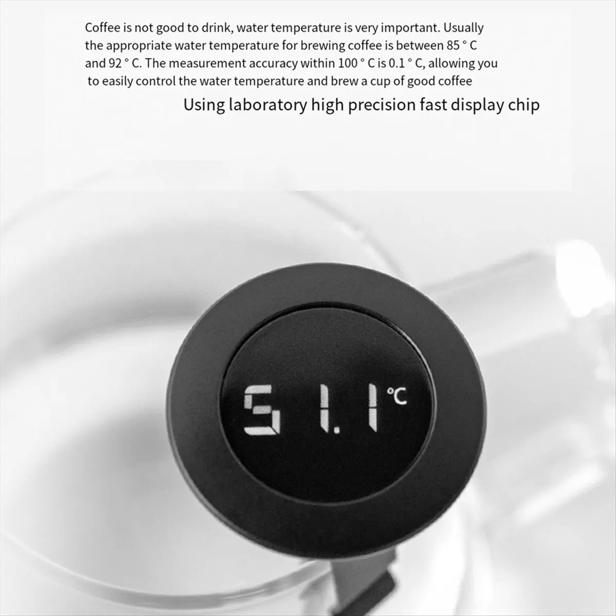 Rank! Digital Little T LCD Display Thermometer Detertor Coffee Thermometer Coffee Latte Art Maker Tools Portable Thermometer