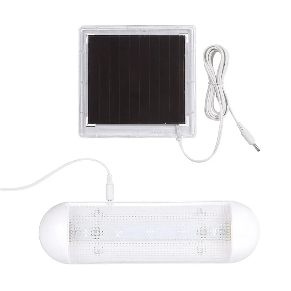 

Solar Powered Shed Lamp Wall Lamp With Cable Outdoor Camping Lamp