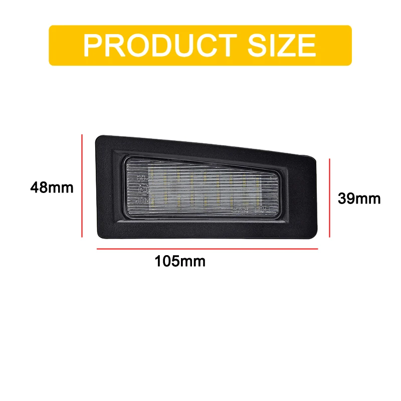 12V LED Number Plate Lamp For Mazda 3 Axela 2014 2015 2016 2017 2018 CX-3 2016-UP White License Plate Light Assembly