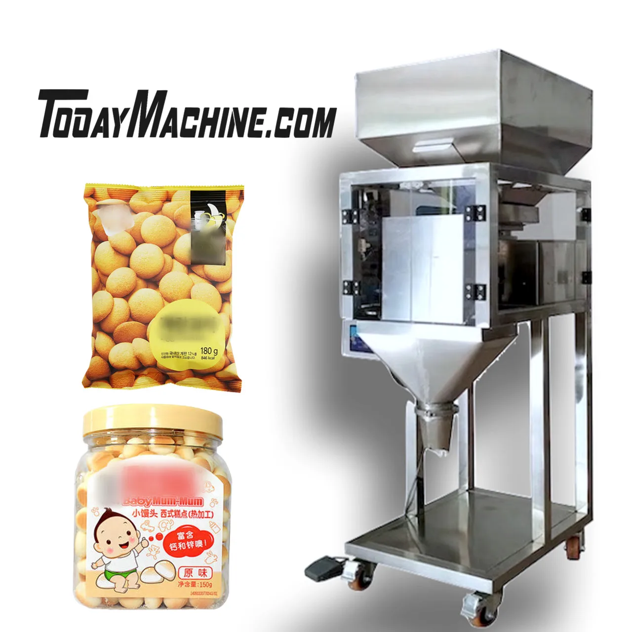 

4 Heads Linear Weigher Coffee Granule Weighing Filling Machine