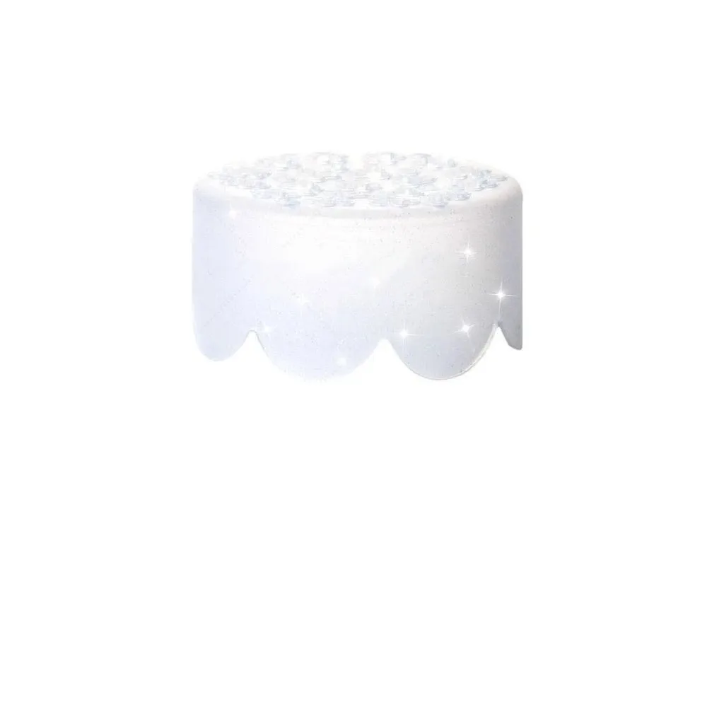 2Pcs Waterproof Silicone Blossom Grid Flexible Reusable Flexible Floral Stem Holder Semi Transparent Silicone Flower Grid