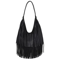 Long Tassels Women handbag Fashion Shoulder Bags for ladies hand bag Soft PU leather casual hobos armpit bag female Tote - Image 2