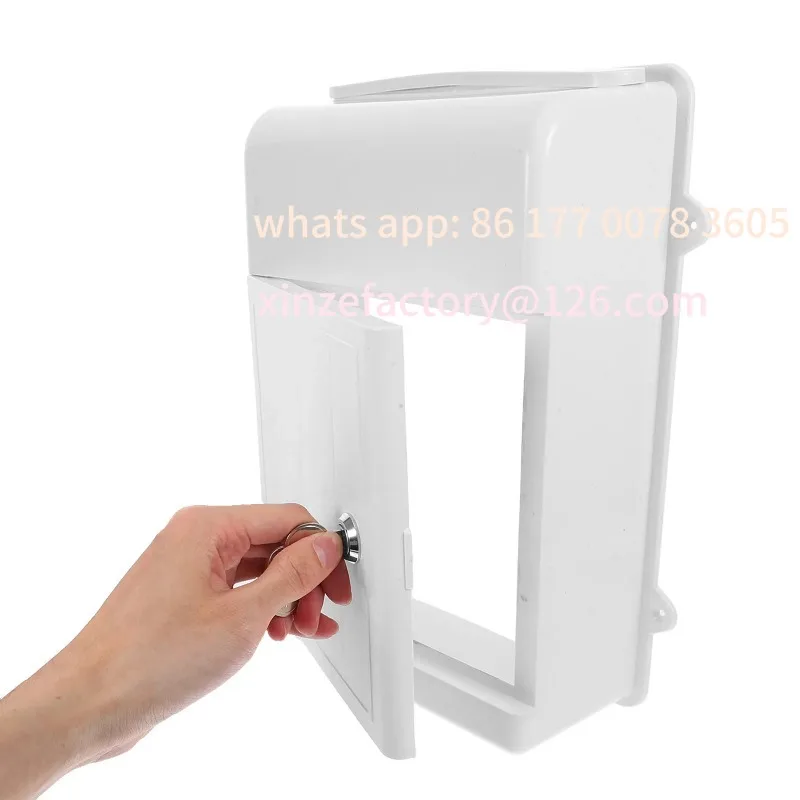 

Customizable Wall Mounted Mailbox Lockable Weatherproof Letter Box For Home Office School Outdoor Use Rainproof Storage With Key