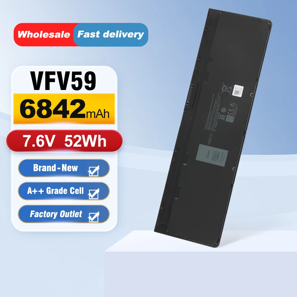 

ETESBAY W57CV/45WH VFV59/52WH Аккумулятор для ноутбука DELL Latitude E7240 E7250 0W57CV GVD76 WD52H KWFFN PT1 X01 KWFFN W57CV GVD76