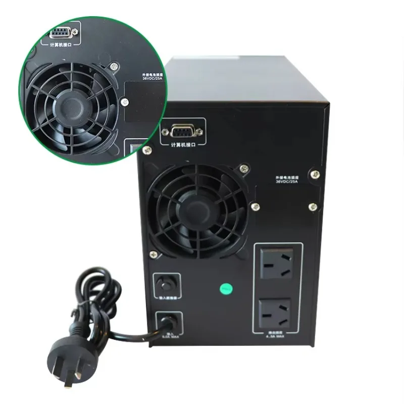 1~3Kva Online Ups Batteria ecologica di backup Protezione da sovratensione Sistema UPS Gruppo di continuità