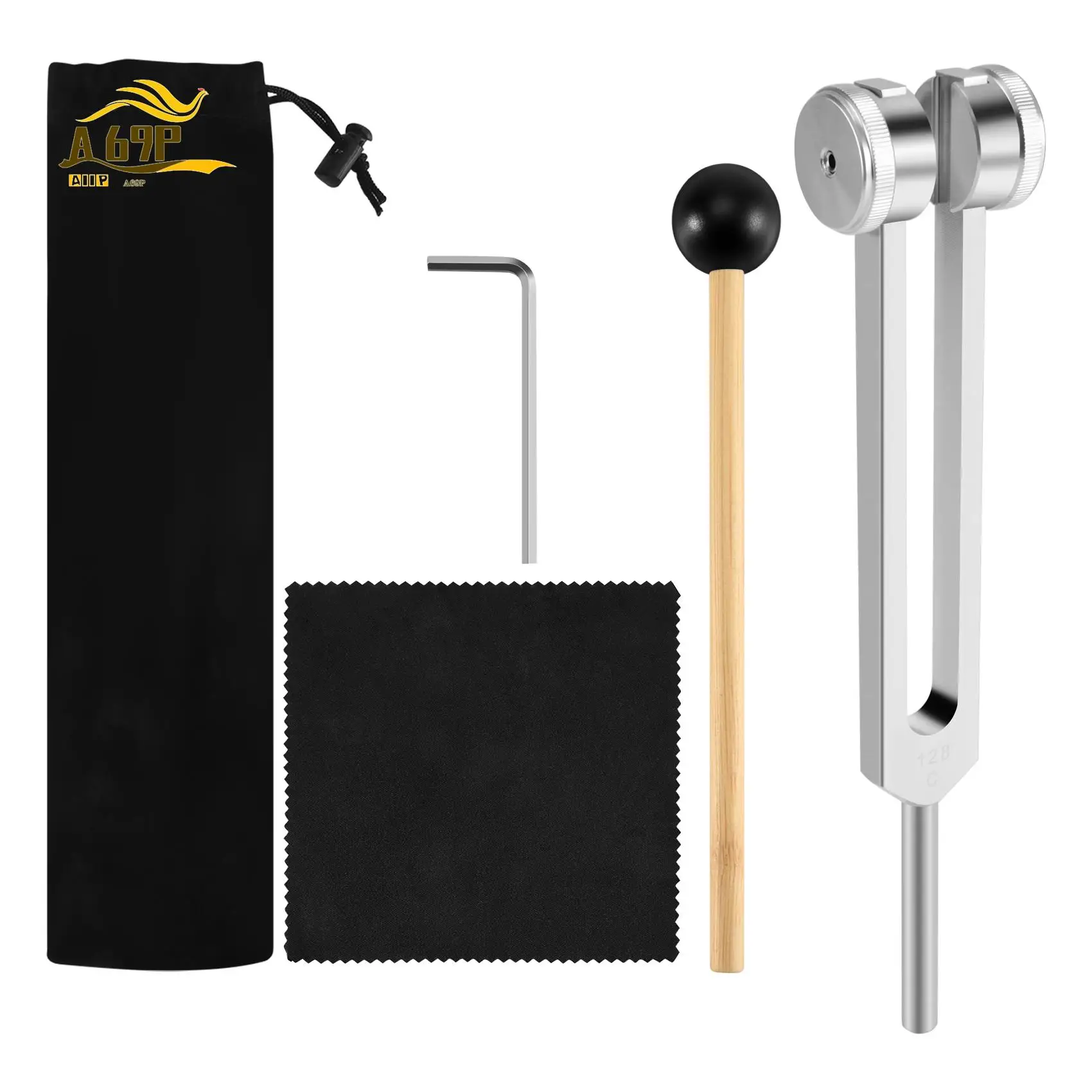 

A69P-128 Гц камертон утяжеленный биоакустический камертон для терапии 128 Гц акустический слайдер камертон