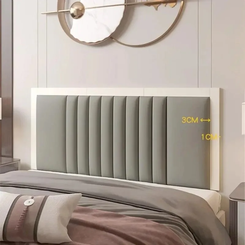 Length 1.8m, Height 60cm Upholstered Headboard for Queen, Full-size Bed, Padded Wall Panel ，Peel and Stick King Headboard