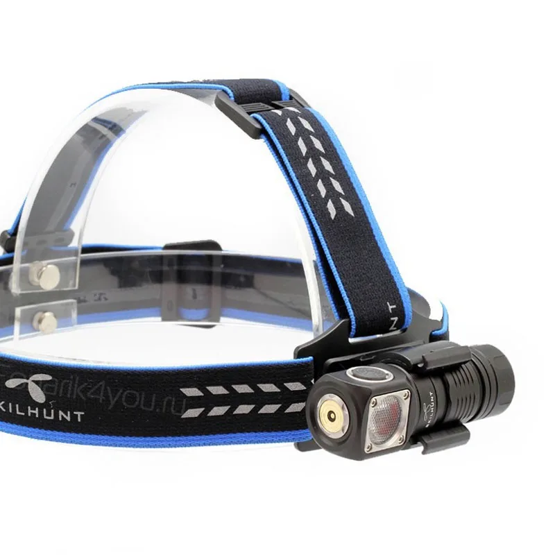 Skilhunt H04/H04R/H04F RC MINI Rechargeable Headlamp/Flashlight with 18350 Battery, 1000 Lumens,New UDOC Reflector,Magnetic Tail