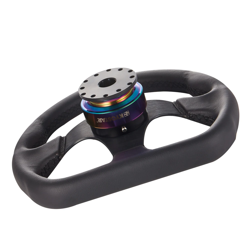 Car Auto Quick Release Steering Wheel Snap Off Hub Adapter Boss Kit Titanium Aluminum 1Pcs High Quality Universal