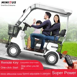 XK Minibus Elderly Electric Scooter Four-Wheel Electric Vehicle Elderly Home with Shed