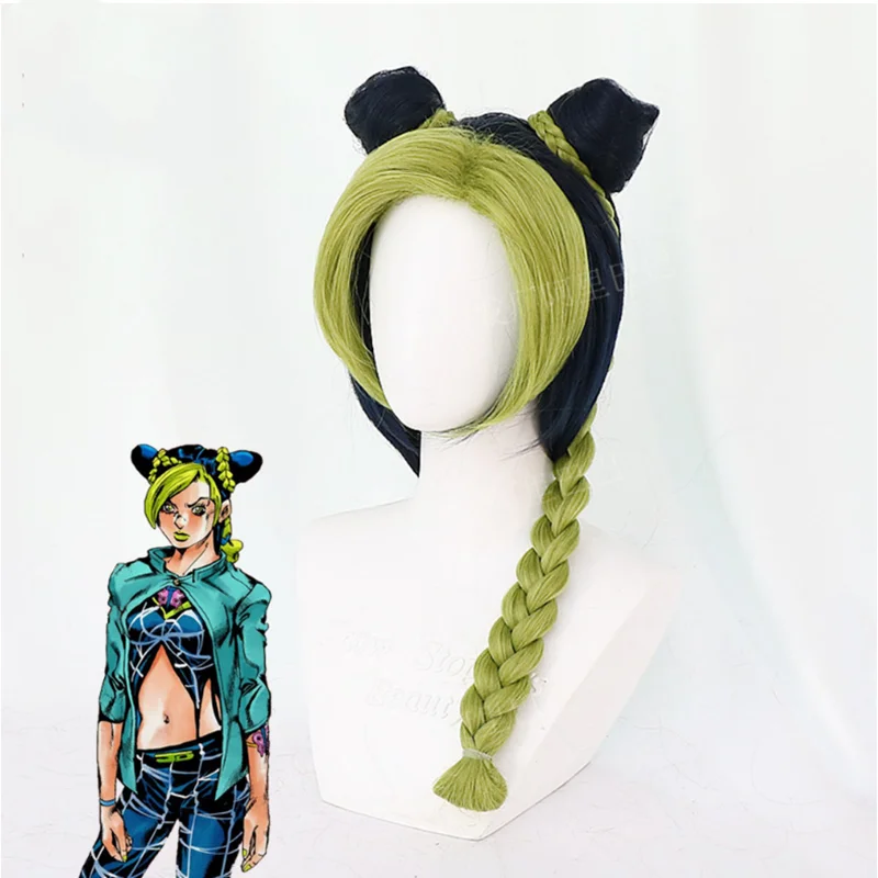 Jo Bizarre Adventure 6 Stone Ocean Jolyne Cujoh Kujo Jolin Characters Anime Halloween Costume Prop Cosplay Shoes Boots Wigs